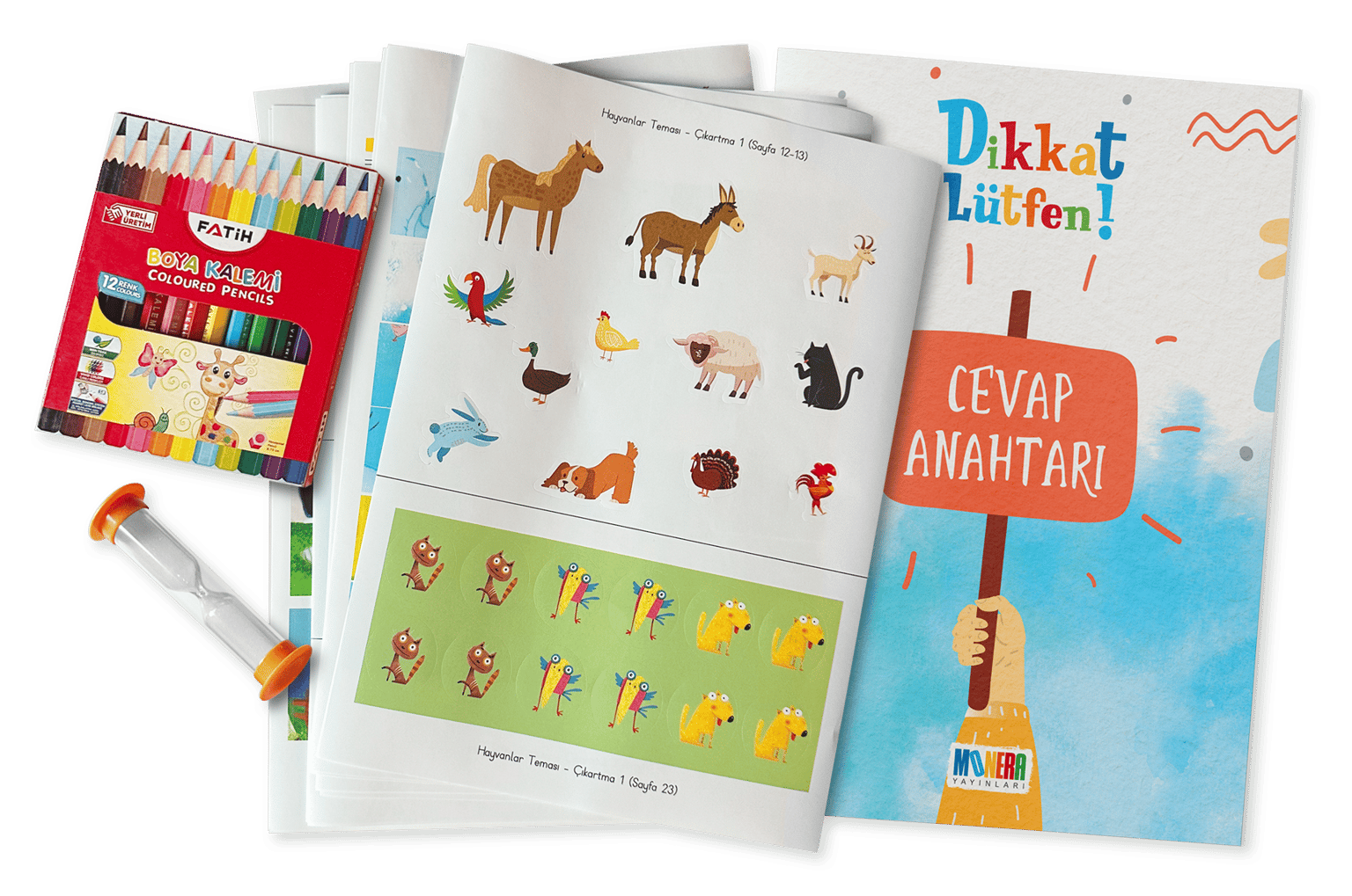 Dikkat Lütfen! 6-7 Yaş Tematik Dikkat Geliştirme Seti - Görsel 7