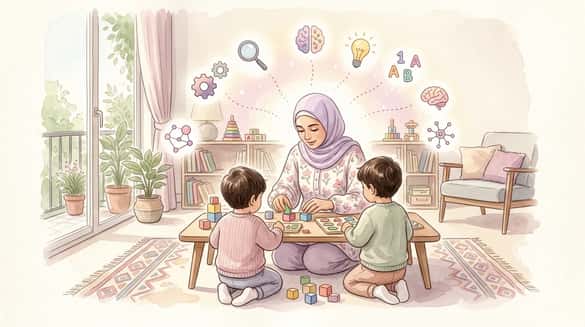 Çocuklarda Bilişsel Gelişim Evreleri: 0-12 Yaş Beyin Gelişimi Rehberi