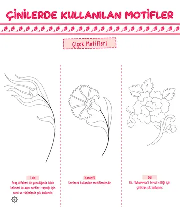Lale, karanfil, gül